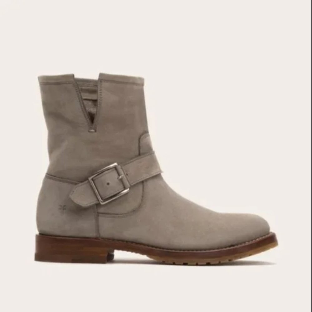 FRYE Natalie Short Engineer Boots Size 8.5